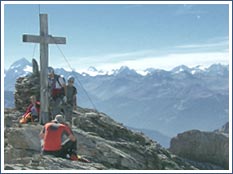 Bergsteigen und Klettern in Leukerbad